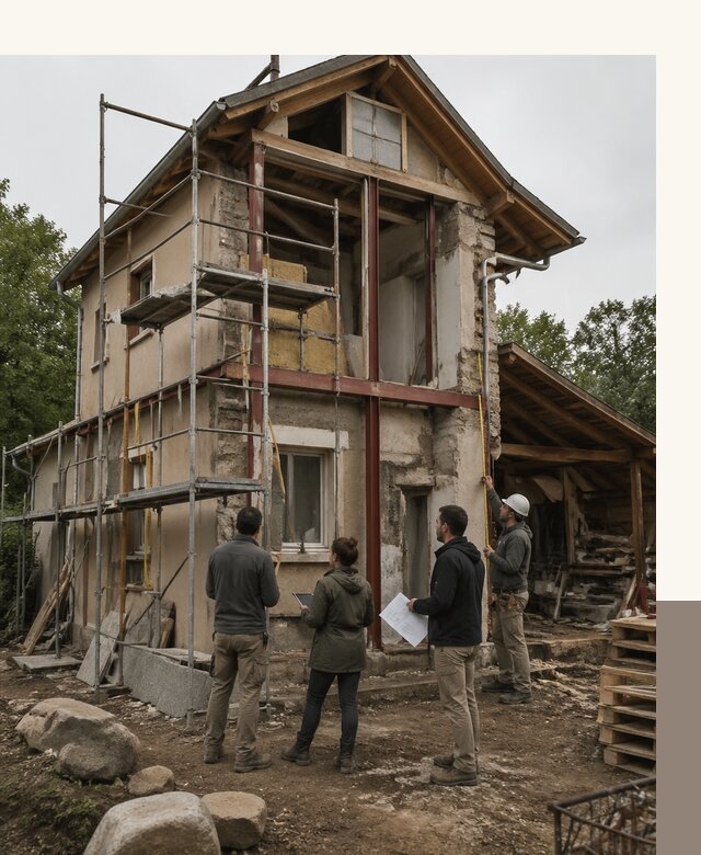 Реконструкция загородного дома под ключ в Балашихе от бюро