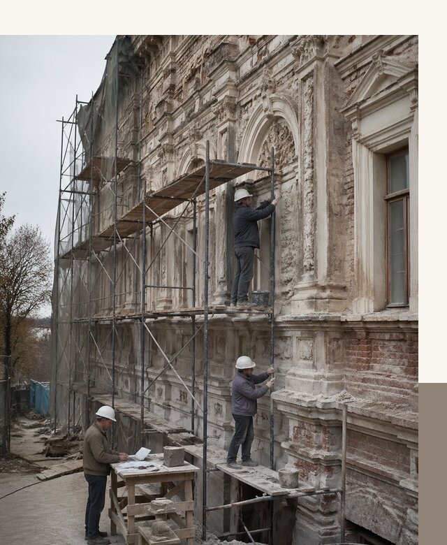 Реставрация объектов культурного наследия под ключ в Балашихе